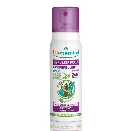 Puressentiel Anti-Poux Spray Lice-repellent Repulsif 75ml