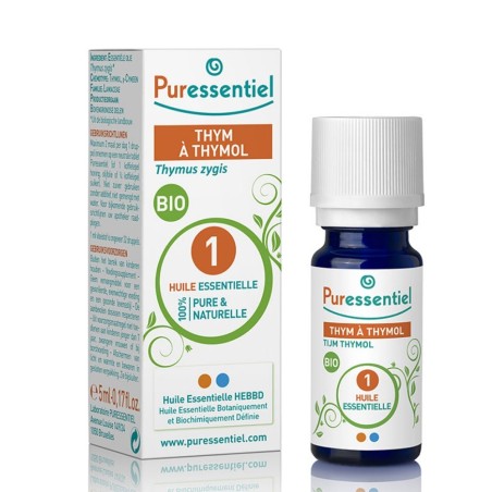 Puressentiel Huiles Essentielles Thym A Thymol Bio 5ml