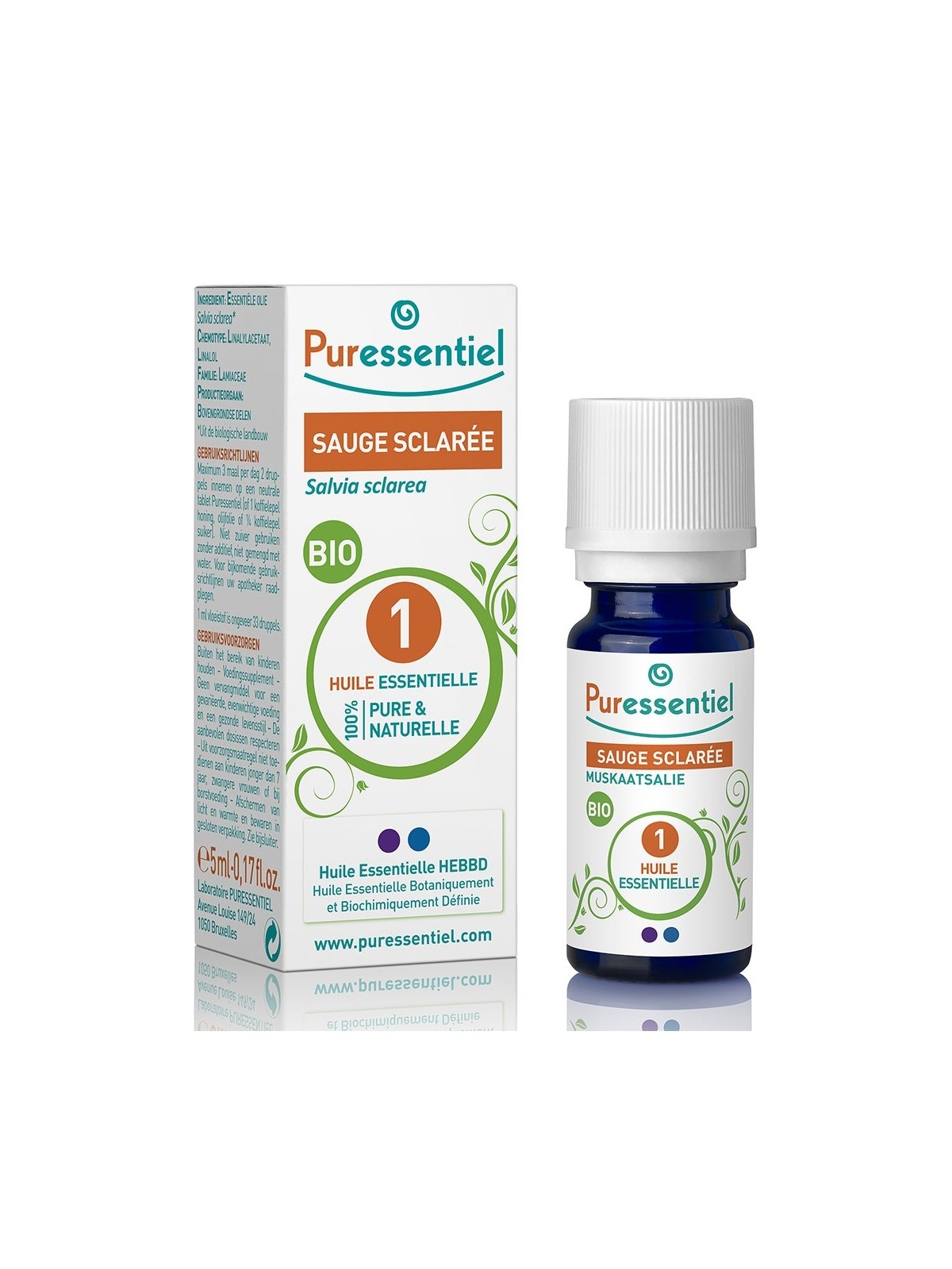 Puressentiel Huiles Essentielles Sauge Sclaree Bio 5ml