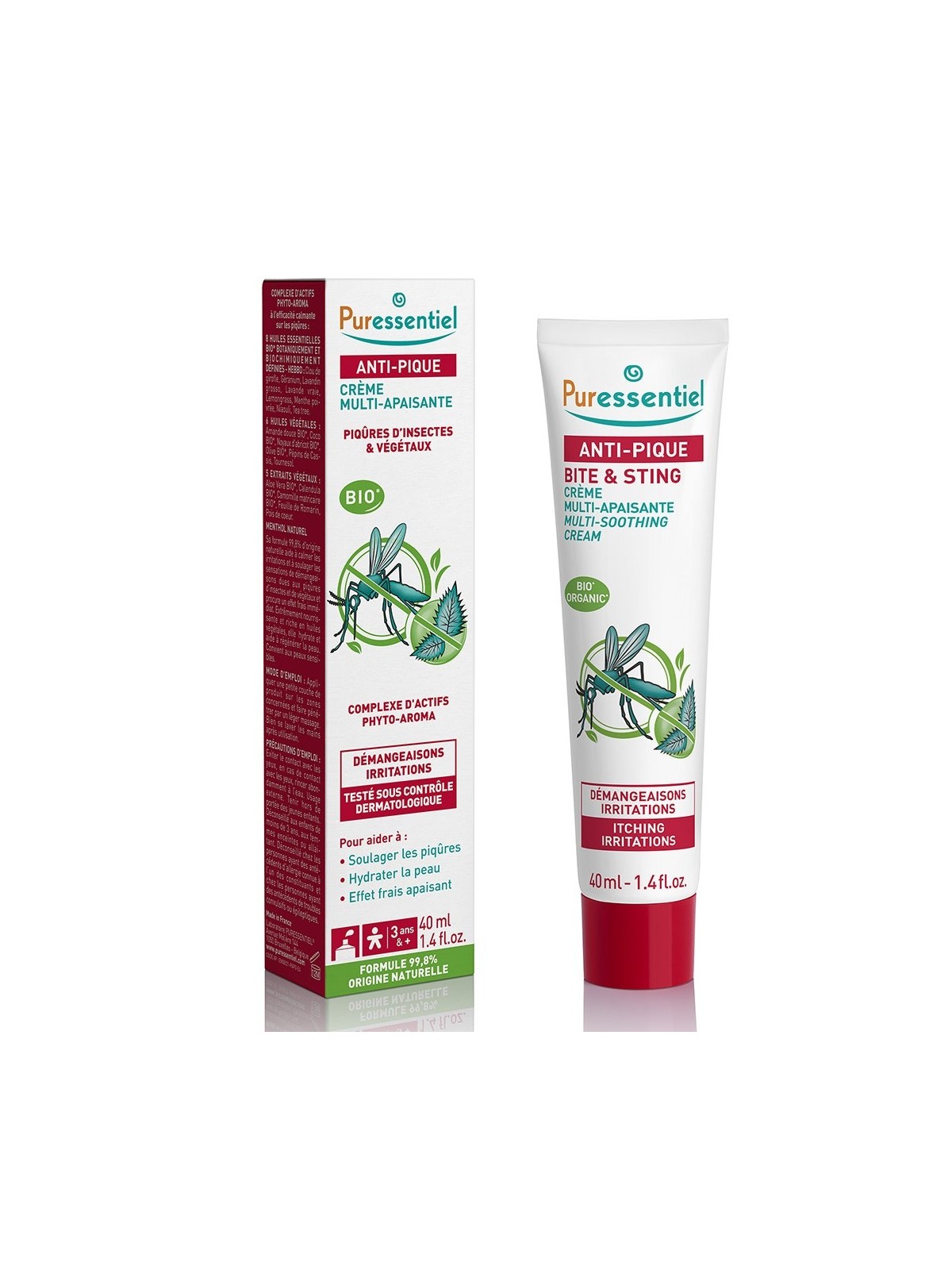 Puressentiel Anti-Pique Creme Multi-apaisante Adulte 40ml