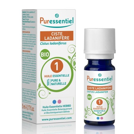 Puressentiel Huiles Essentielles Ciste Ladanifere Bio 5 ml