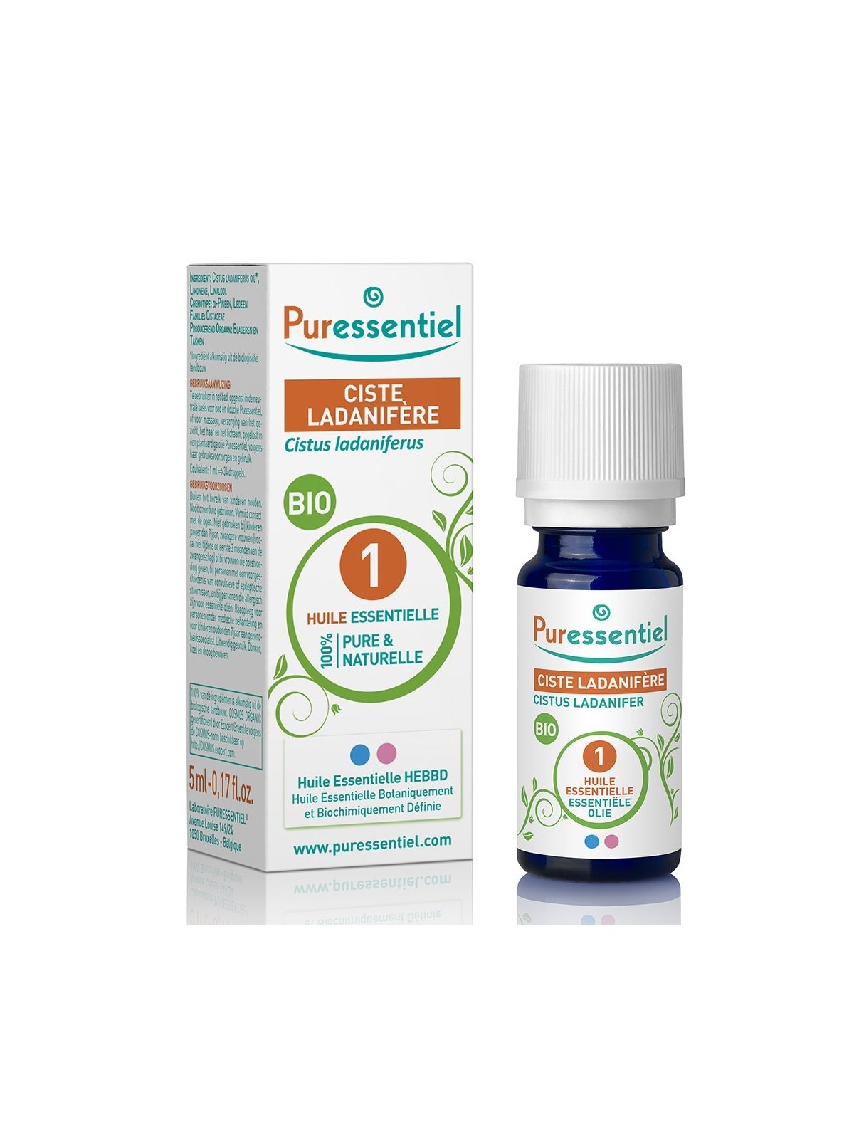 Puressentiel Huiles Essentielles Ciste Ladanifere Bio 5 ml