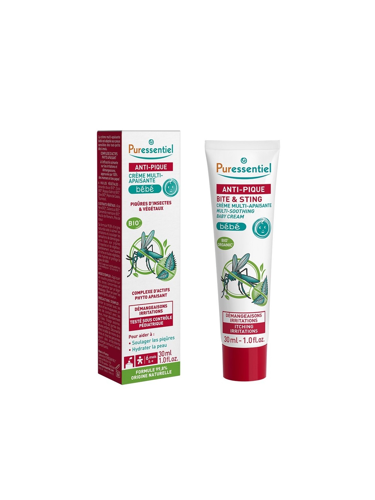 Puressentiel Anti-Pique Creme Multi-apaisante Bebe 30ml