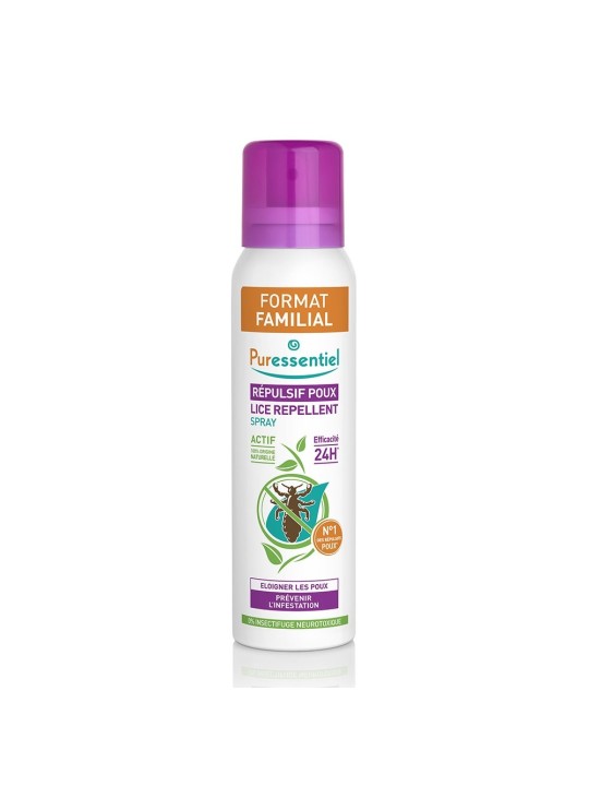 Puressentiel Anti-Poux Spray Repulsif Poux Format Familial 200 ml