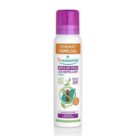 Puressentiel Anti-Poux Spray Repulsif Poux Format Familial 200 ml