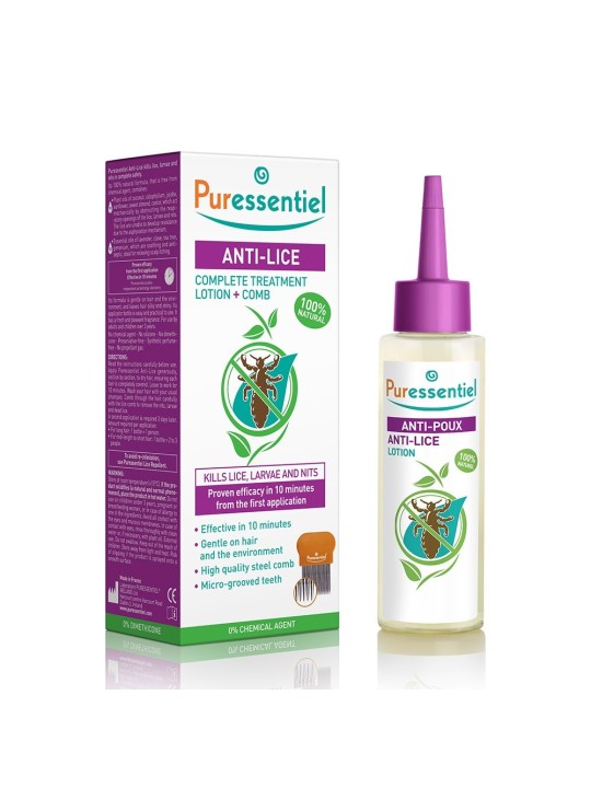 Puressentiel Anti-Poux Traitement Complet Lotion + Peigne 100 ml