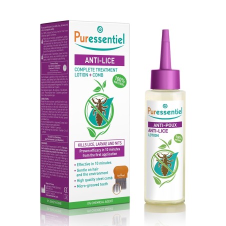 Puressentiel Anti-Poux Traitement Complet Lotion + Peigne 100 ml