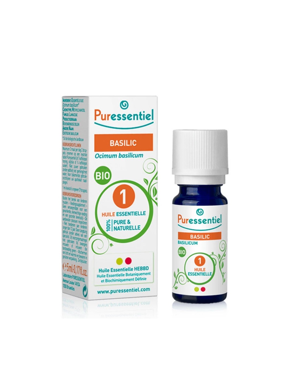 Puressentiel Huiles Essentielles Basilic Bio 5ml