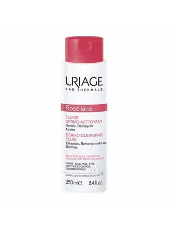 Uriage Roseliane Fluide Dermo Nettoyant Peaux Sensibles A Rougeurs 250ml