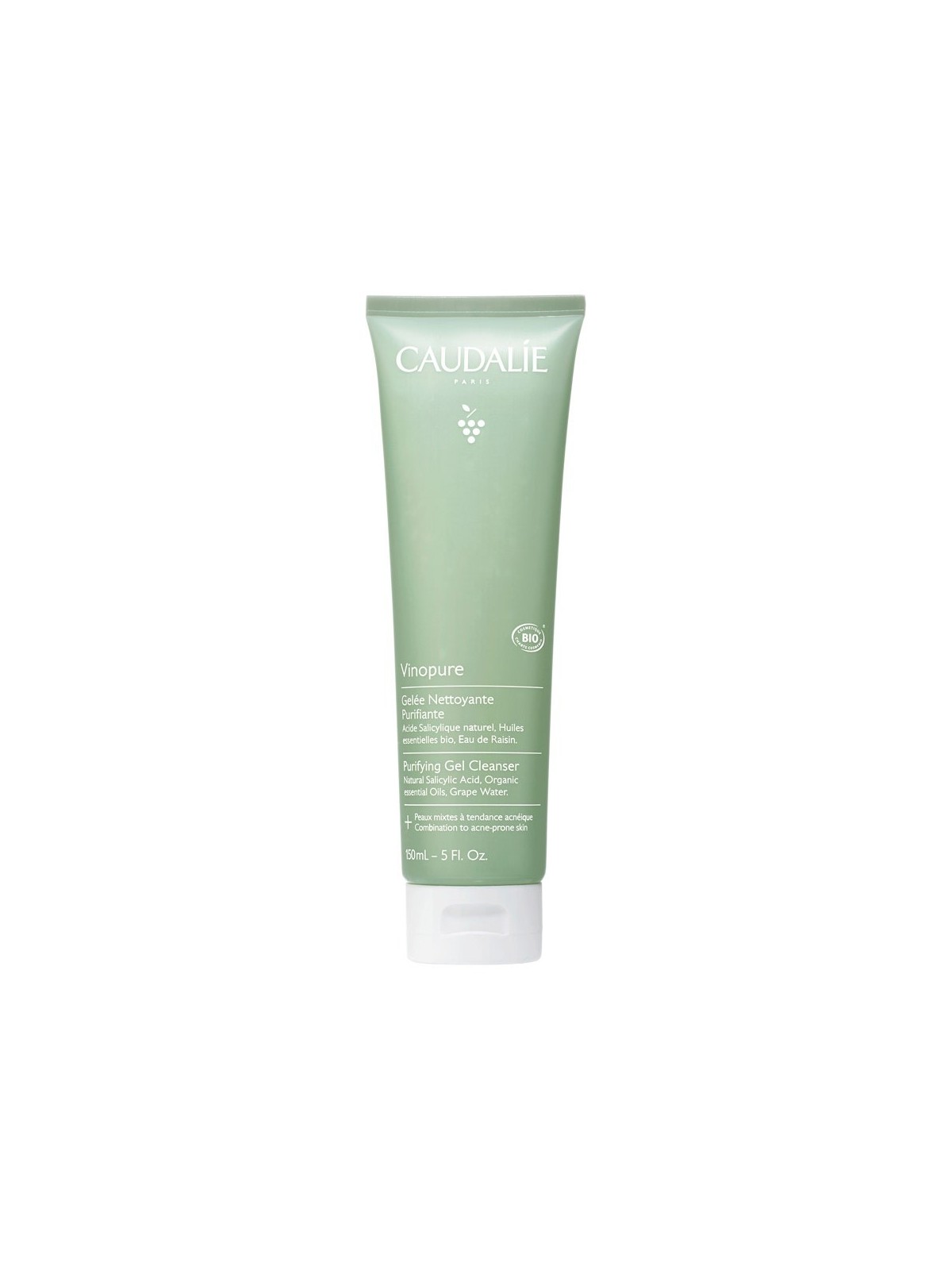 Caudalie Vinopure Gelée Nettoyante Purifiante Bio 150ml