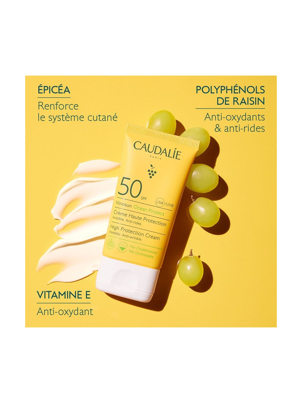 Caudalie Vinosun Crème Haute Protection SPF50 50ml