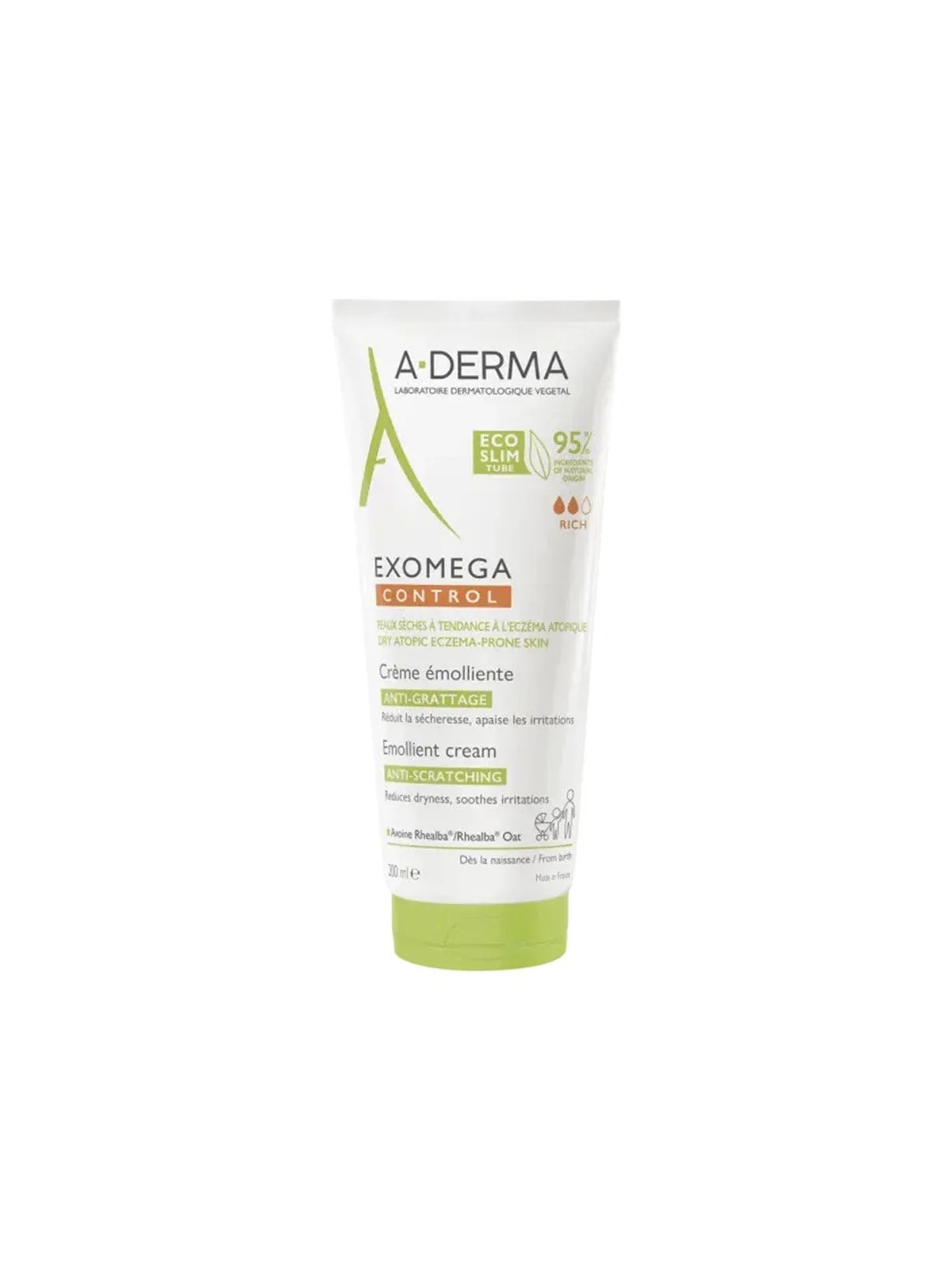 A-Derma Exomega Control Creme Emolliente Anti-grattage 200ml