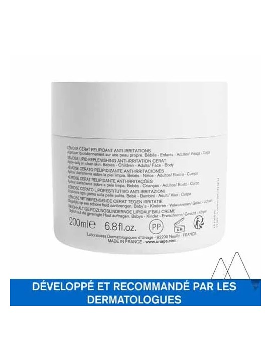 Uriage Xémose Cerat Relipidant Anti-irritations Peaux A Tendance Atopique 200ml