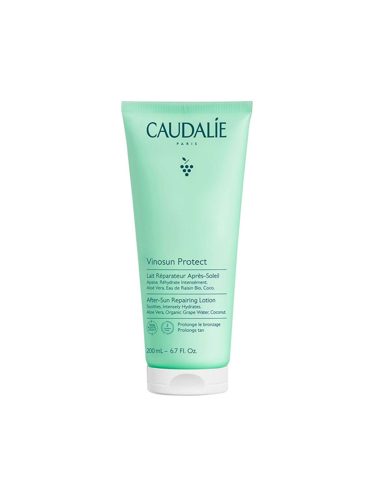 Caudalie Vinosun Lait Réparateur Après-soleil Prolongateur de Bronzage 200ml