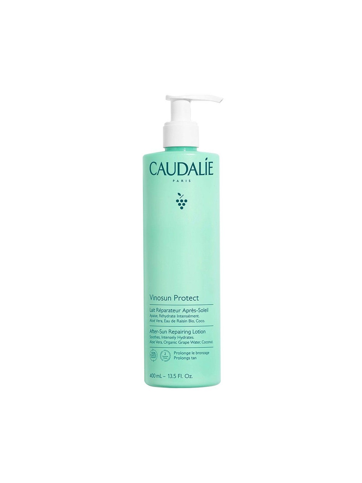 Caudalie Vinosun Lait Réparateur Après-soleil Prolongateur de Bronzage 400ml