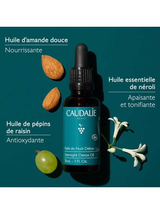 Caudalie Vinergetic C+ Huile de Nuit Détox Bio 30ml