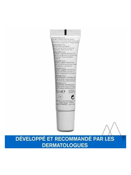 Uriage Bariéderm-Cica Baume Protecteur Levres Abimees 15ml