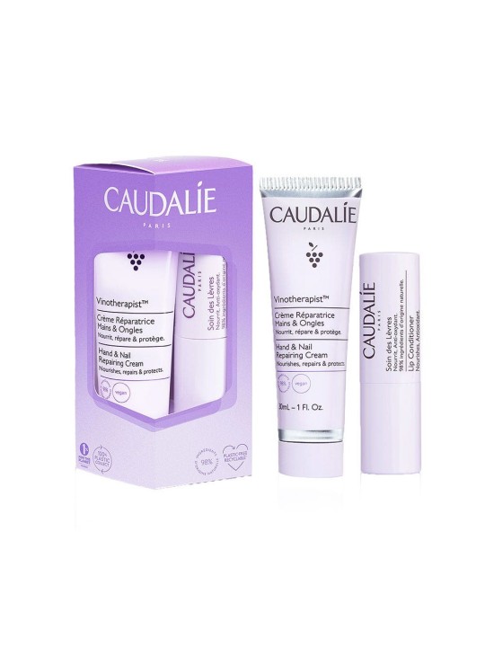 Caudalie Vinotherapist Duo Crème Mains + Soin Des Lèvres