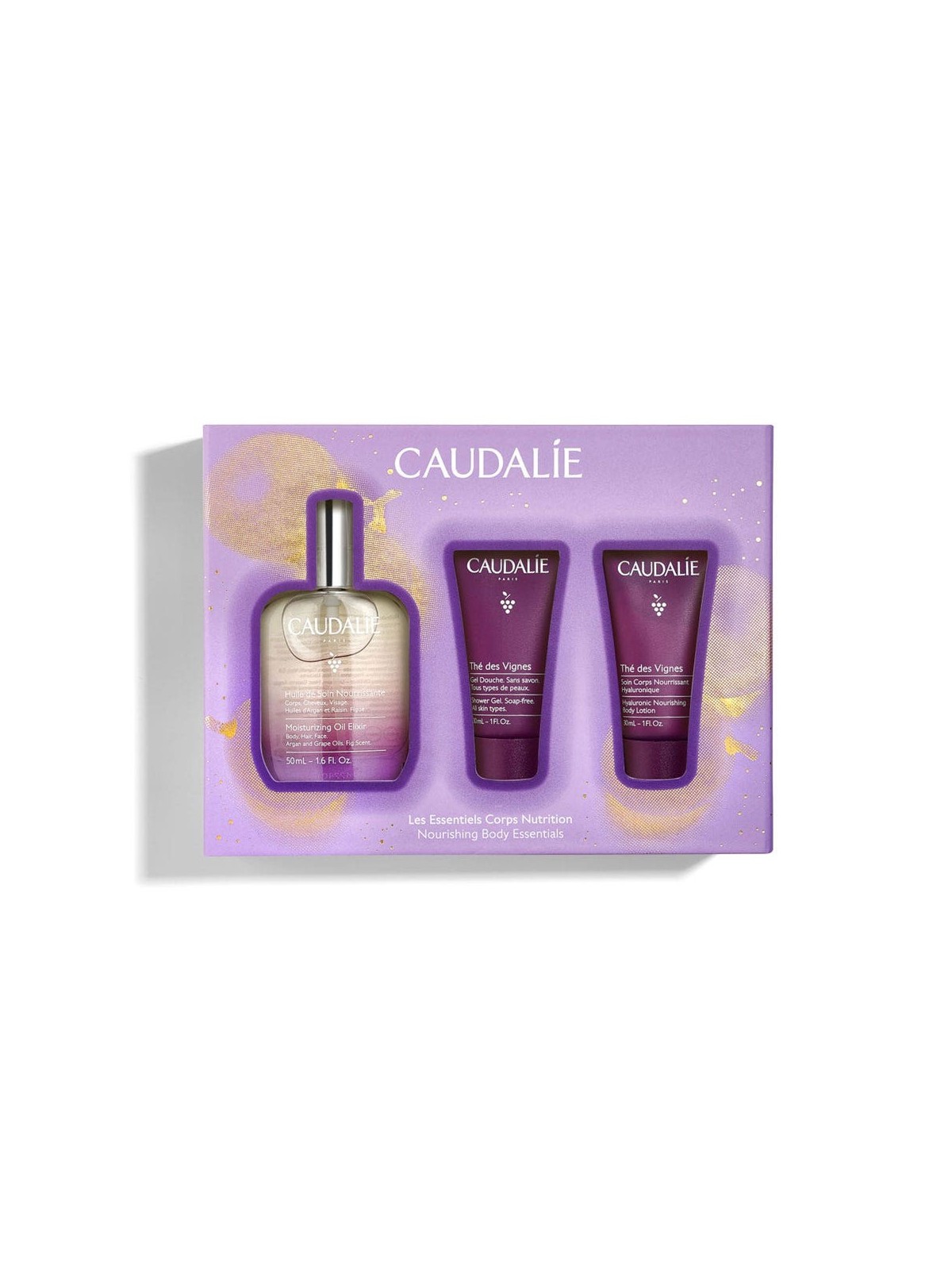 Caudalie Oil Elixir Coffret Huile de Soin Lissage & Glow