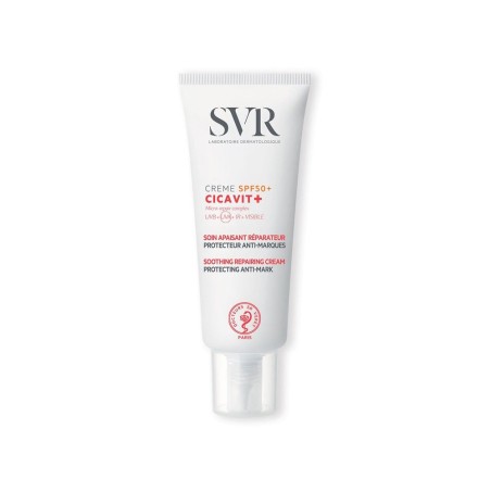 Svr Cicavit+ Creme Soin Apaisant Reparateur Protecteur Anti-marques Spf50+ + 40ml