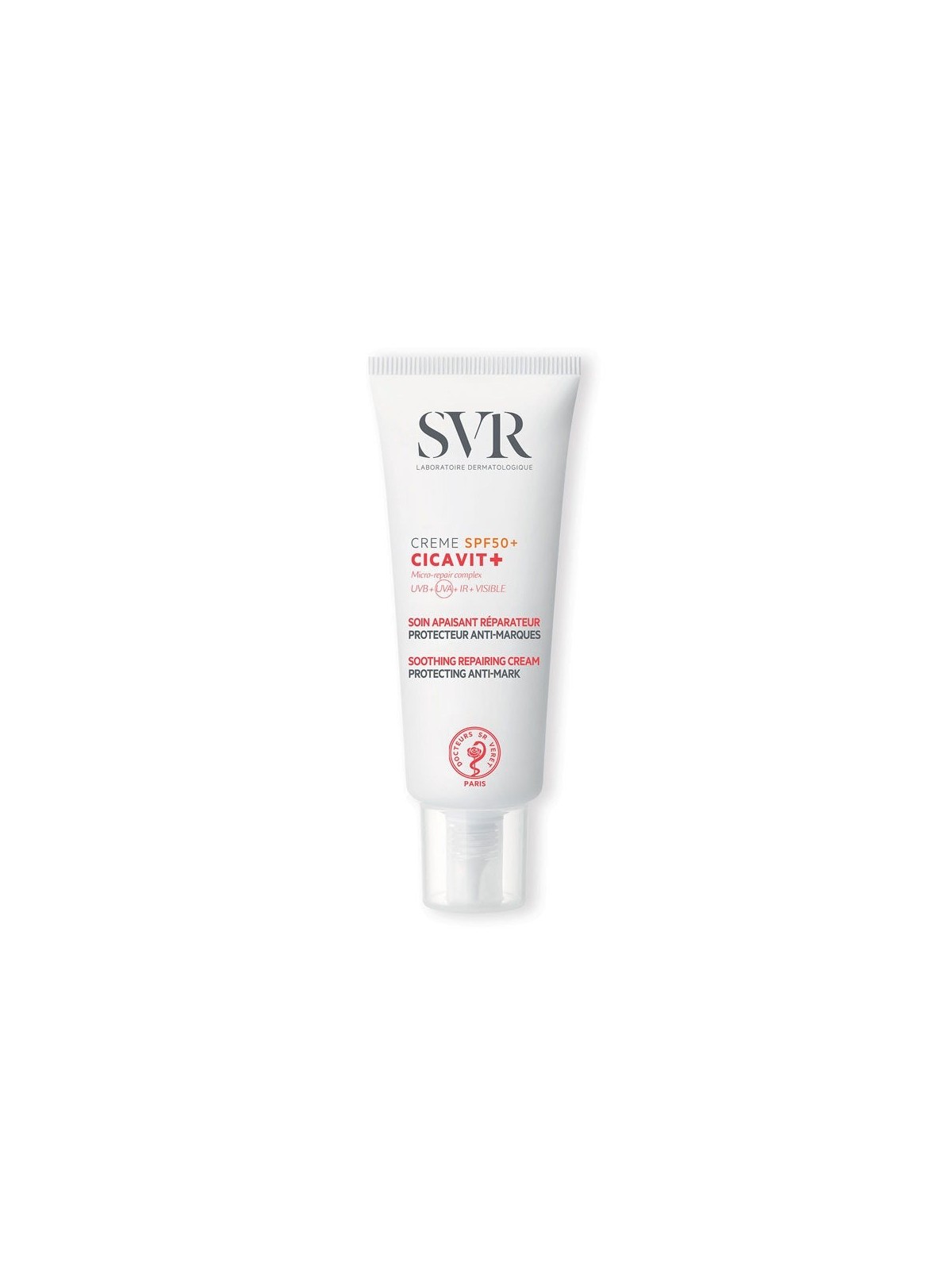 Svr Cicavit+ Creme Soin Apaisant Reparateur Protecteur Anti-marques Spf50+ + 40ml