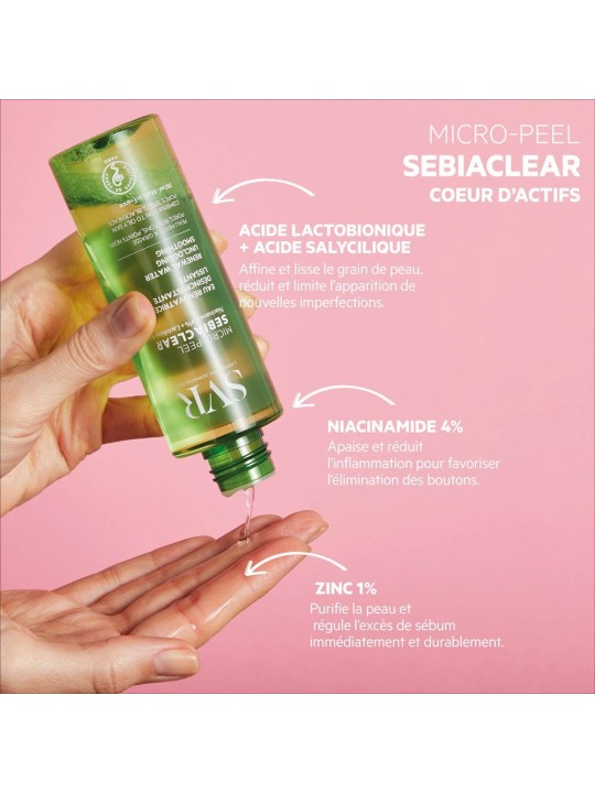 Svr Sebiaclear Micro-peel Peaux sensibles à tendance acnéique 150ml