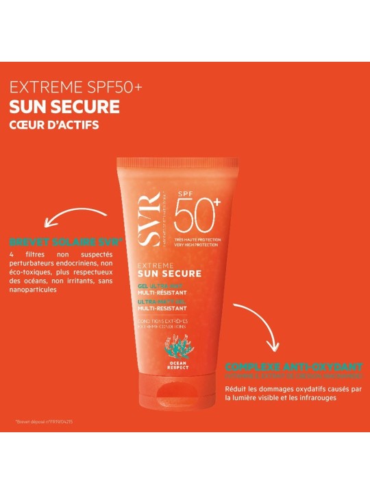 Svr Sun Secure Ultra Mat Multi Resistant Spf50+ Extreme 50ml