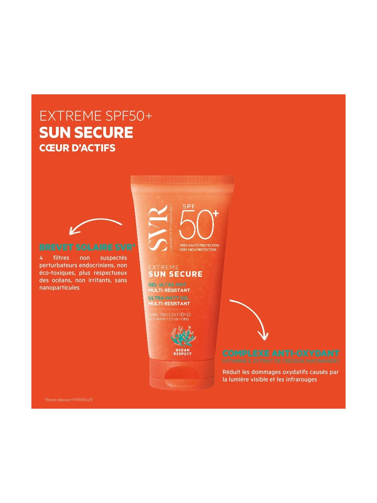 Svr Sun Secure Ultra Mat Multi Resistant Spf50+ Extreme 50ml