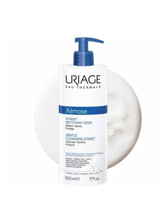 Uriage Xémose Syndet Nettoyant Doux Peaux Tres Seches A Tendance Atopique 500ml