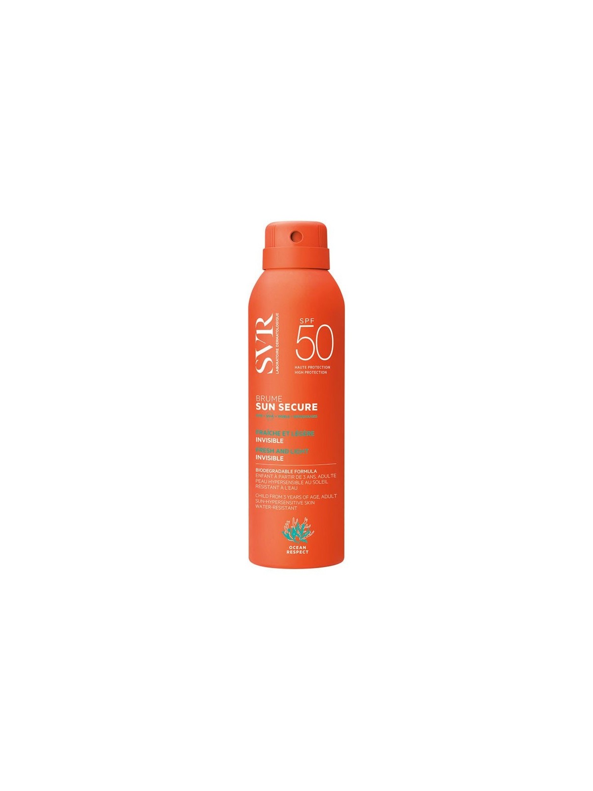 Svr Sun Secure Brume Fraîche et Légère Invisible SPF50+ 200ml