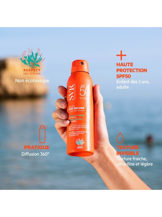 Svr Sun Secure Brume Fraîche et Légère Invisible SPF50+ 200ml