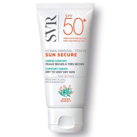 Svr Sun Secure Ecran Mineral Teinte Spf50+ Peaux Seches A Tres Seches 50ml