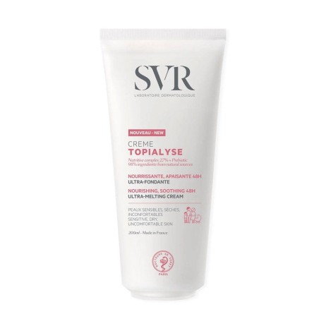 Svr Topialyse Crème Nourrissante apaisante 48h Peaux sensibles sèches 200ml