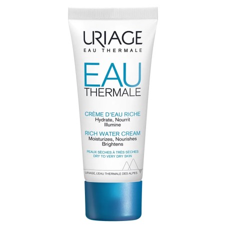 Uriage Eau Thermale Creme D'eau Riche Peaux Seches A Tres Seches 40ml