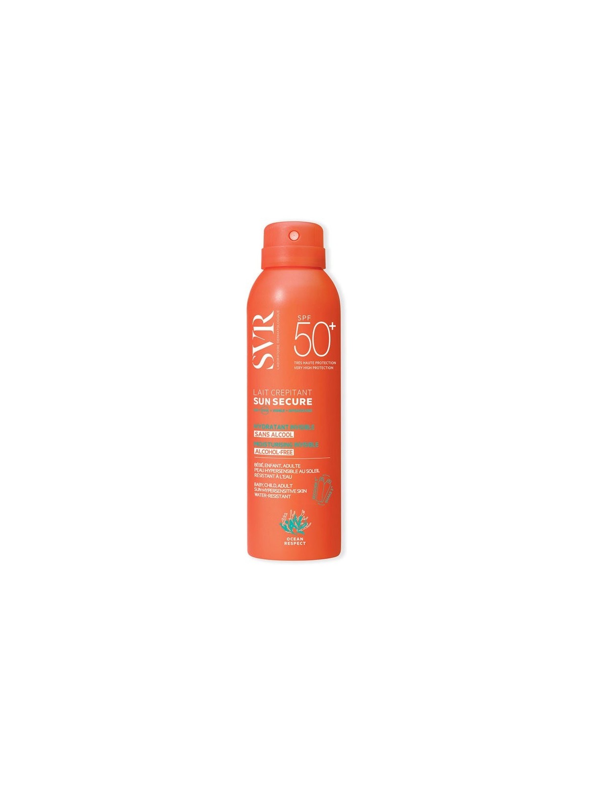 Svr Sun Secure Lait Crepitant SPF50+ 200ml