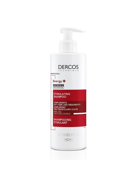 Vichy Dercos Shampooing Energy+ stimulant anti-chute à l'Aminexil 400 ml