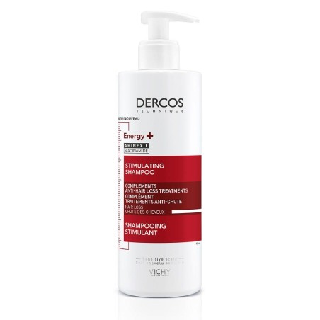 Vichy Dercos Shampooing Energy+ stimulant anti-chute à l'Aminexil 400 ml