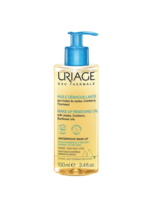 Uriage Eau Thermale Huile Demaquillante Peaux Normales A Seches 100ml