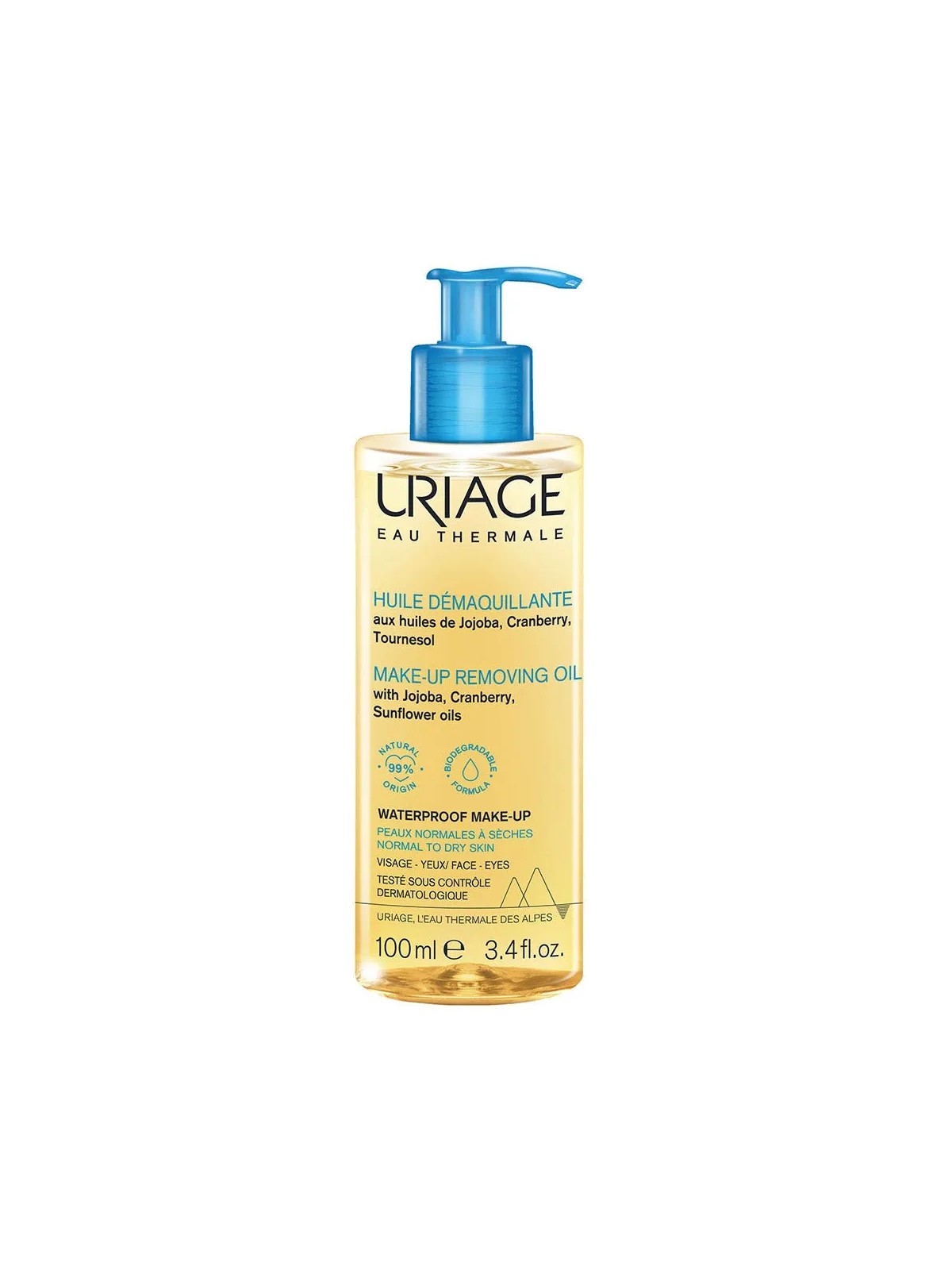 Uriage Eau Thermale Huile Demaquillante Peaux Normales A Seches 100ml