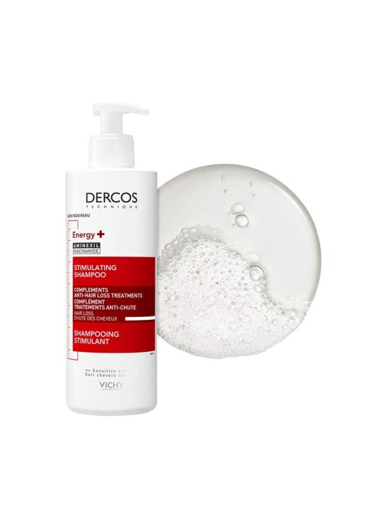 Vichy Dercos Shampooing Energy+ stimulant anti-chute à l'Aminexil 400 ml