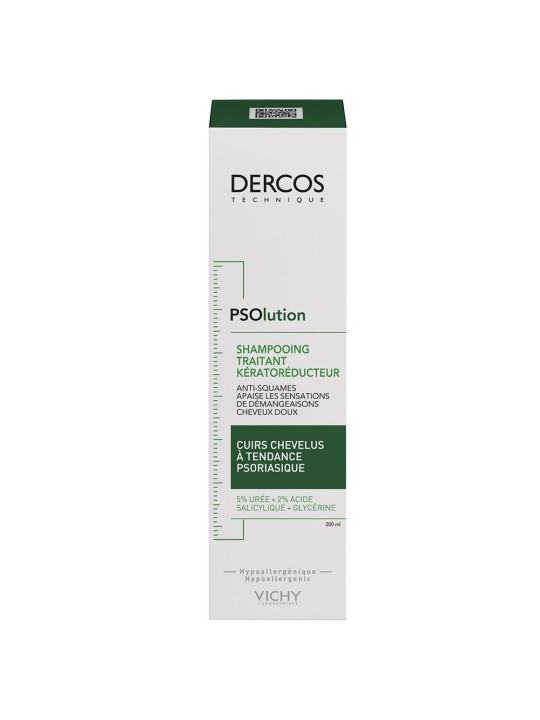 Vichy Dercos Shampooing Traitant Kératoréducteur PSOlution 200ml