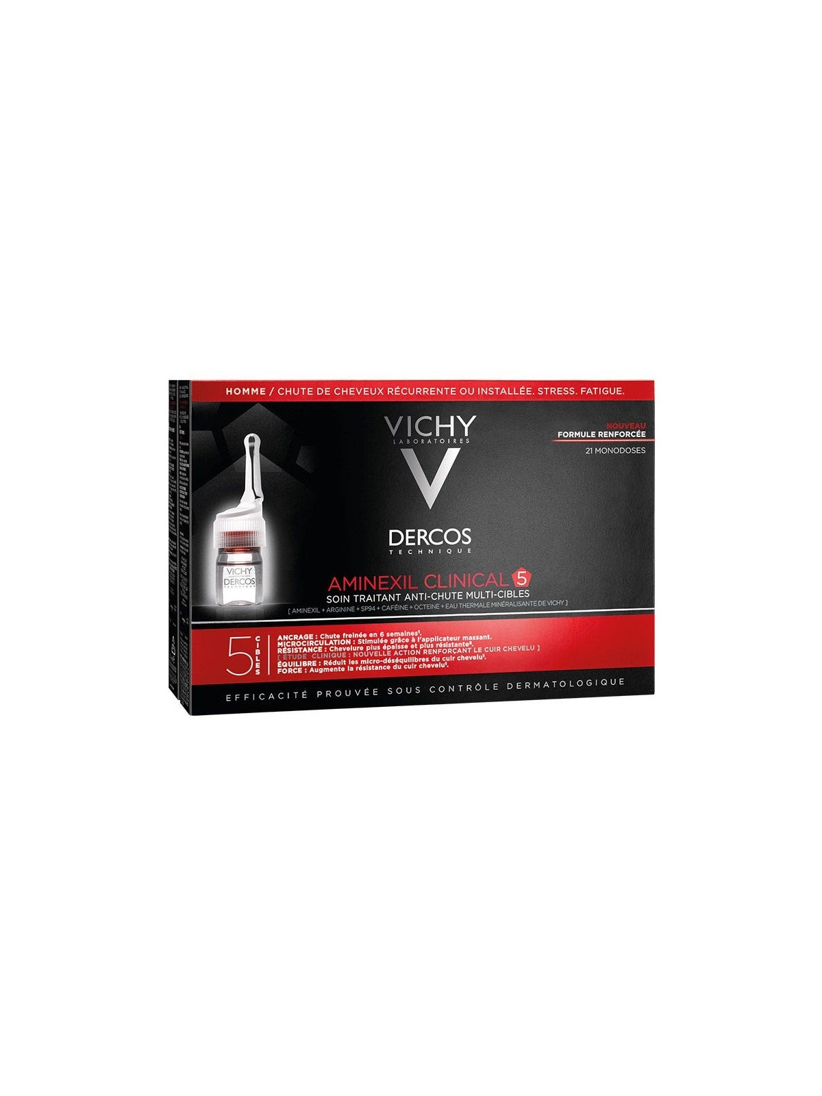 Vichy Dercos Aminexil Clinical 5 Homme 21x6ml