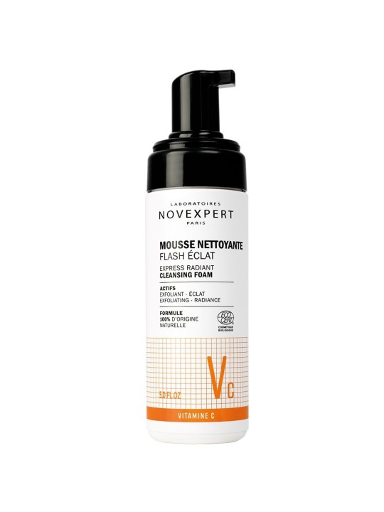 Novexpert Vitamine C Mousse Nettoyante Flash Eclat 150ml