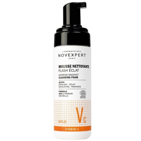 Novexpert Vitamine C Mousse Nettoyante Flash Eclat 150ml