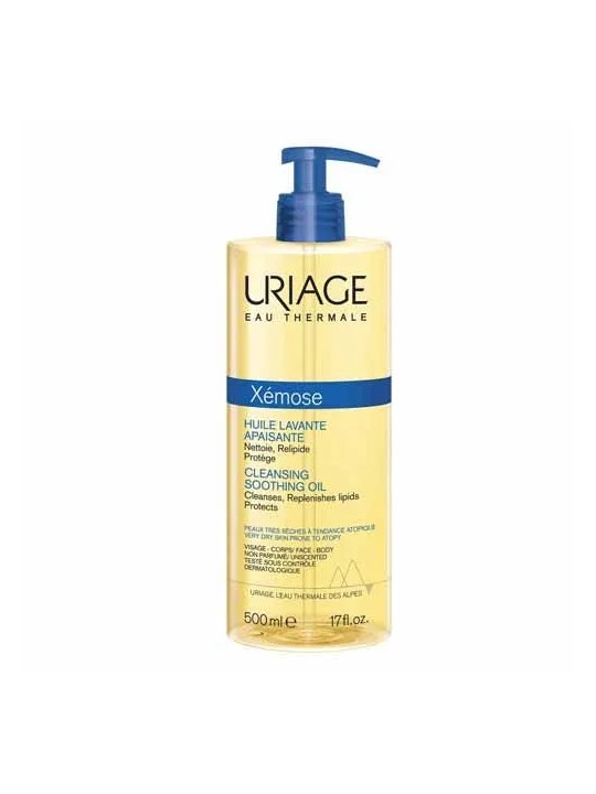 Uriage Xémose Huile Lavante Apaisante Peaux Tres Seches A Tendance Atopique 500ml