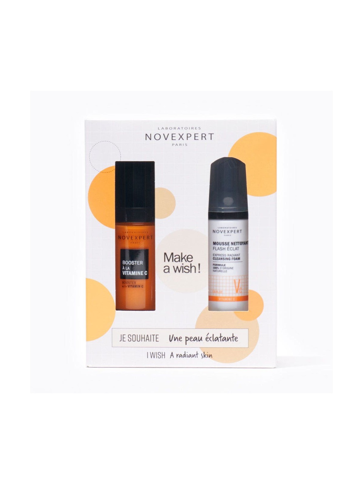 Novexpert Coffret (mousse nettoyante/40ml + sérum visage/30ml)