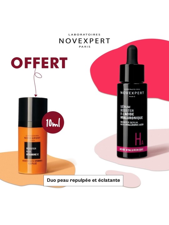 NOVEXPERT – Pack Promo Booster Acide Hyaluronique+ Mini Booster Vitamine C