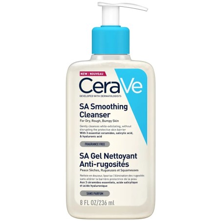 Cerave Body SA Gel Nettoyant A L'acide Salicylique Peaux Seches Et Rugueuse 236ml