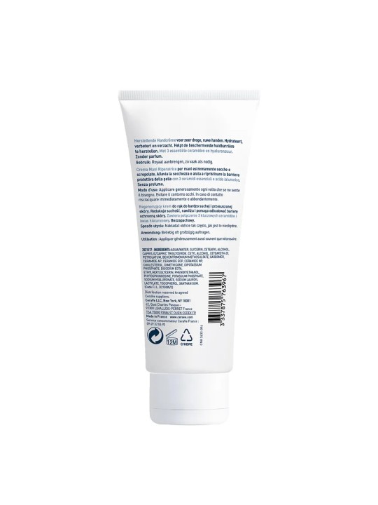 Cerave Body Crème Mains Réparatrice Crevasse mains sèches à très séches 100ml