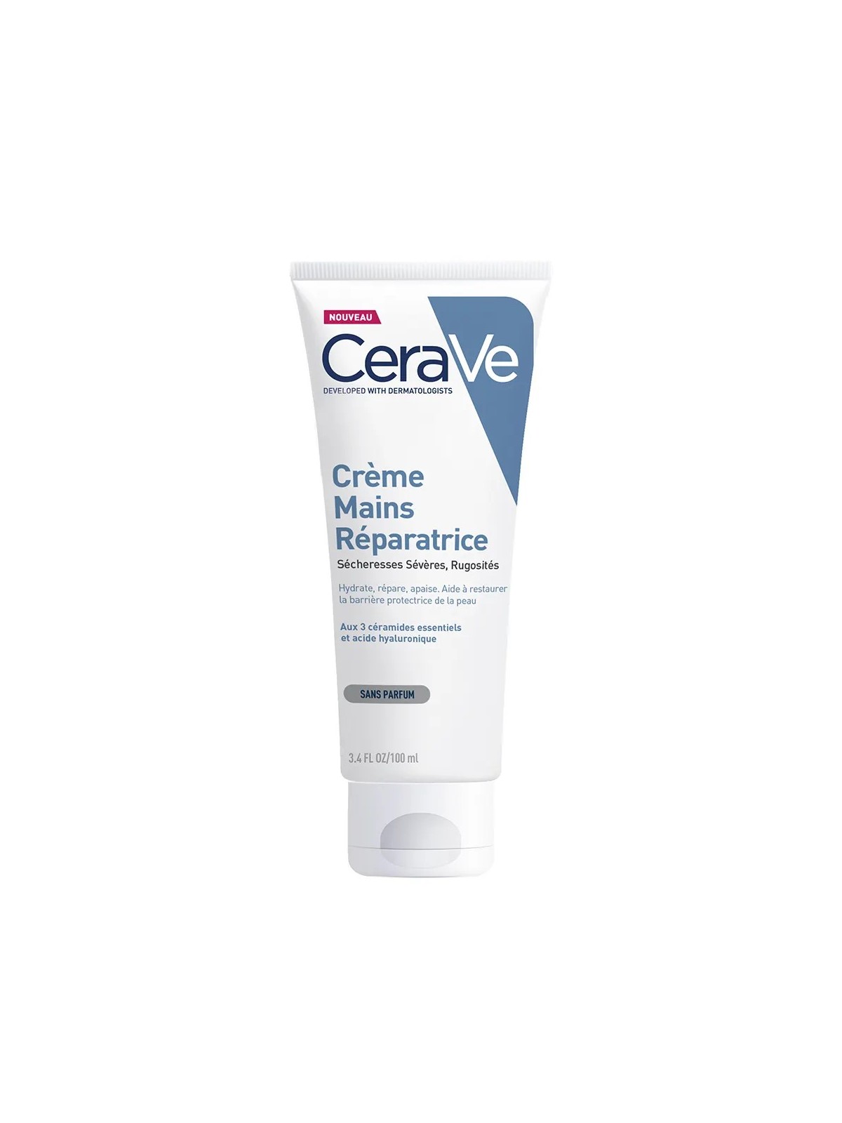 Cerave Body Crème Mains Réparatrice Crevasse mains sèches à très séches 100ml